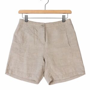 J. Jill Beige Linen Shorts size 8